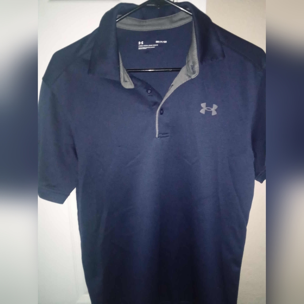 Under Armour Men's Dark Blue Polo Shirt